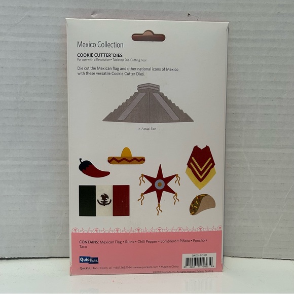 Quickutz 7-pc cookie cutter dies - MEXICO Collection - Picture 3 of 5
